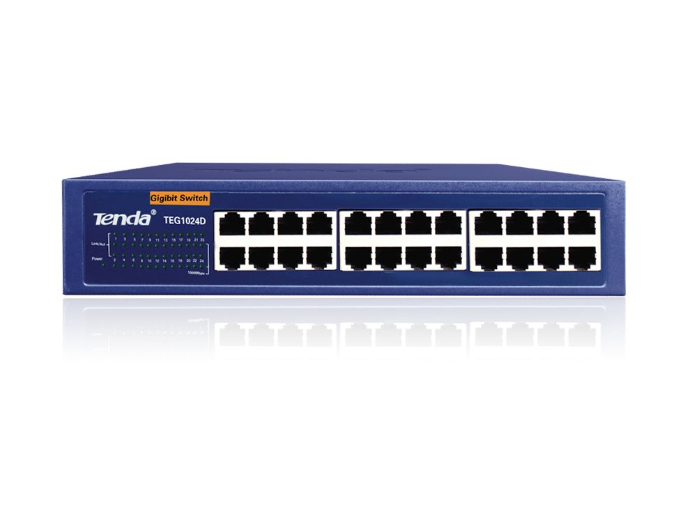 Tenda TEG1024D 24-port Gigabit Ethernet Switch Tenda TEG1024D 24-port Gigabit Ethernet Switch