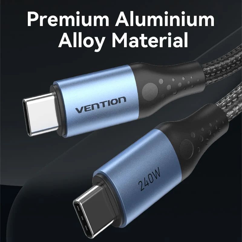 Vention USB 2.0 C Male to C Male 240W Cable 1m Black Vention USB 2.0 C Male to C Male 240W Cable 1m Black