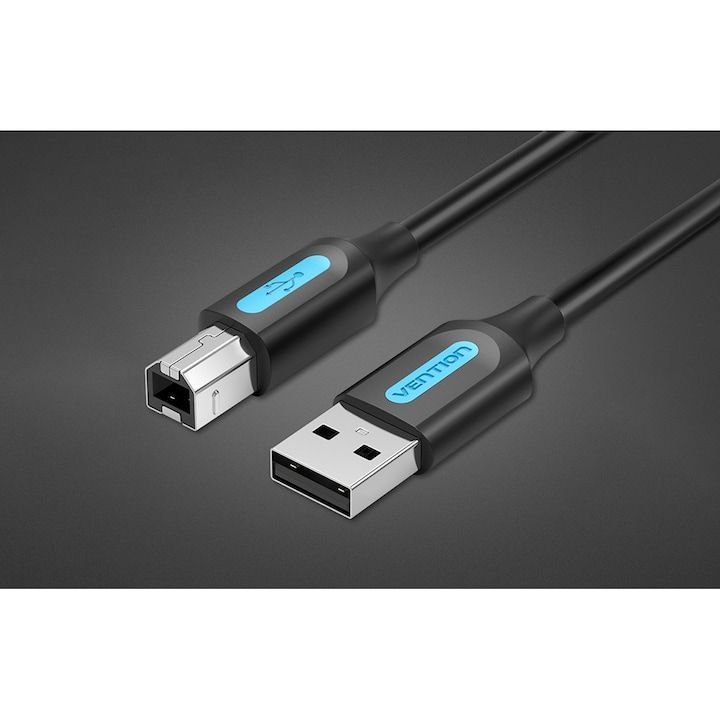 Vention USB 2.0 A Male to B Male Cable 1m Black