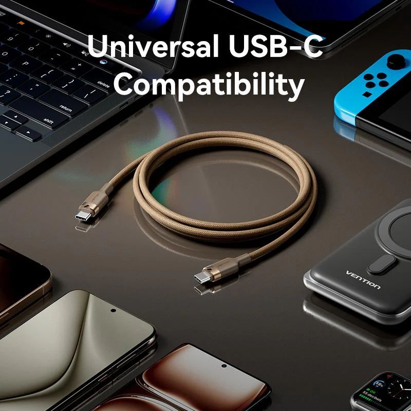Vention USB-C to C 2.0 5A 240W cable 2m White