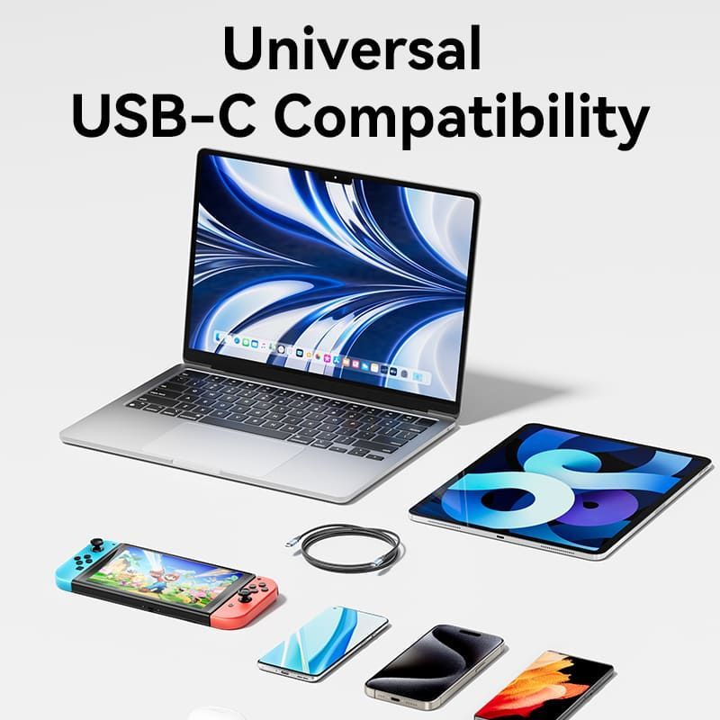 Vention USB 2.0 C Male to C Male 240W Cable 1,5m Black Vention USB 2.0 C Male to C Male 240W Cable 1,5m Black