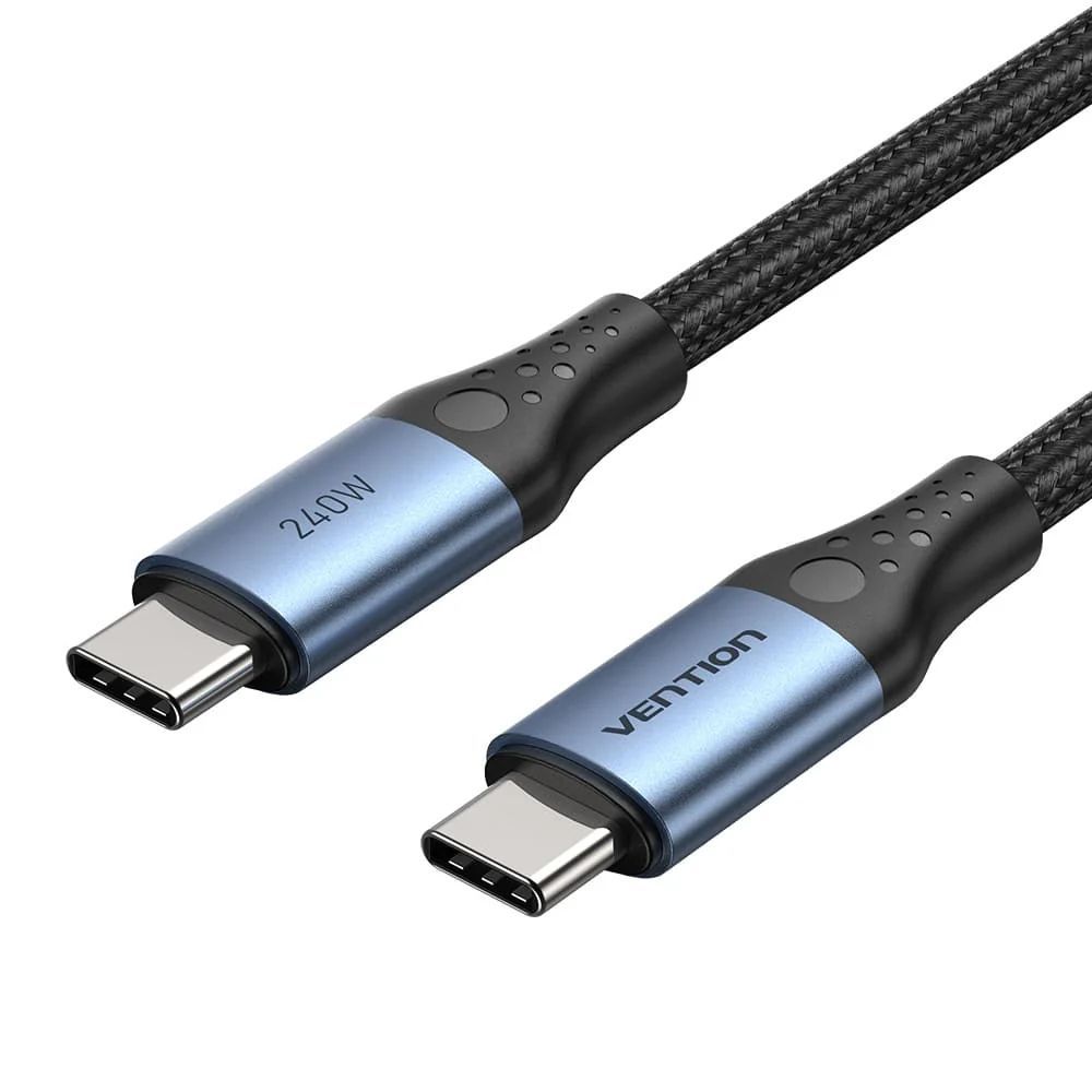 Vention USB 2.0 C Male to C Male 240W Cable 1,5m Black Vention USB 2.0 C Male to C Male 240W Cable 1,5m Black