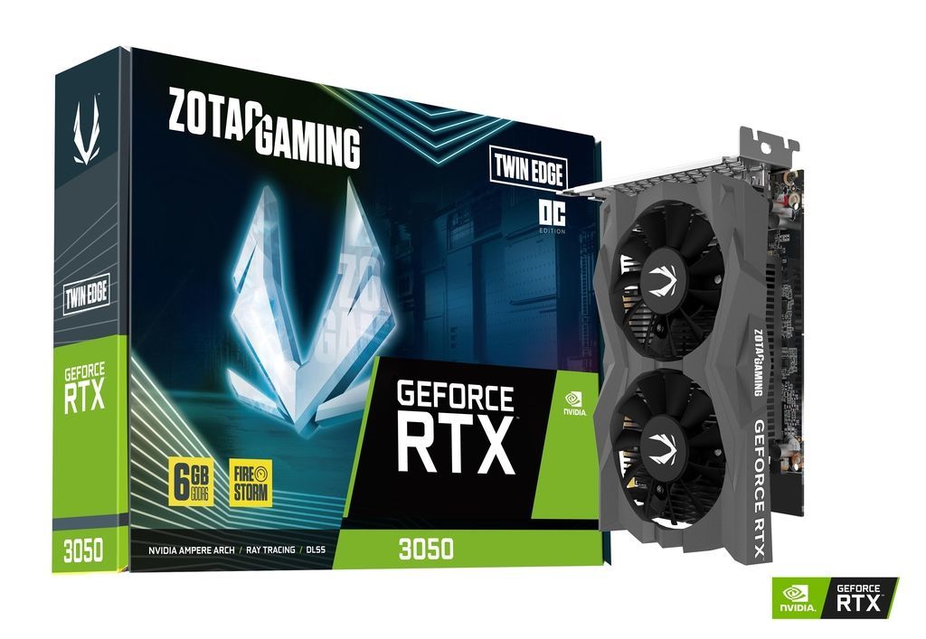 Zotac GeForce RTX3050 6GB DDR6 Gaming Twin Edge OC Zotac GeForce RTX3050 6GB DDR6 Gaming Twin Edge OC