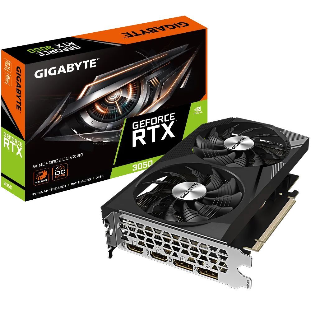 Gigabyte RTX3050 WINDFORCE OC V2 8G Gigabyte RTX3050 WINDFORCE OC V2 8G