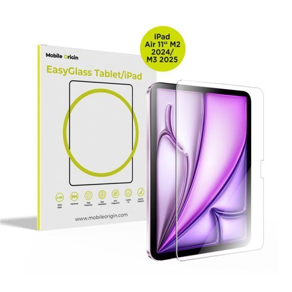 Mobile Origin EasyGlass iPad Air 11" M2 2024/M3 2025 Mobile Origin EasyGlass iPad Air 11" M2 2024/M3 2025