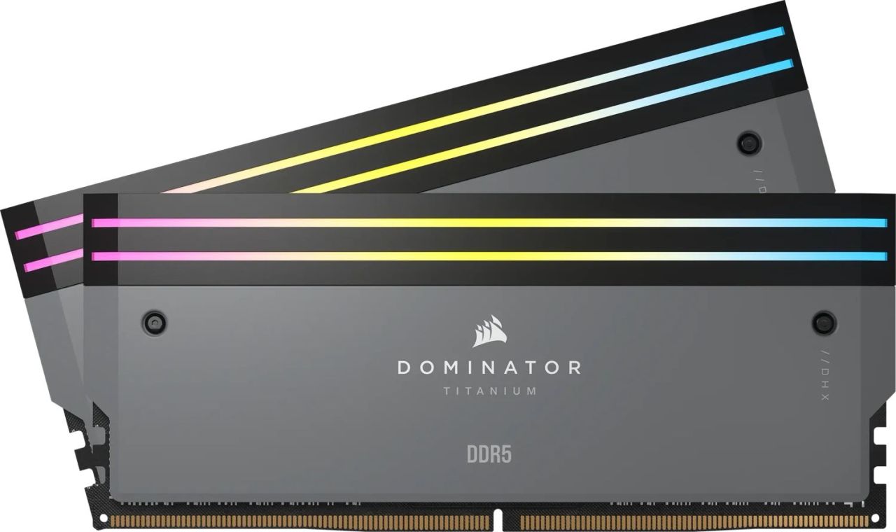 Corsair 96GB DDR5 6000MHz Kit(2x48GB) Dominator Titanium RGB Grey