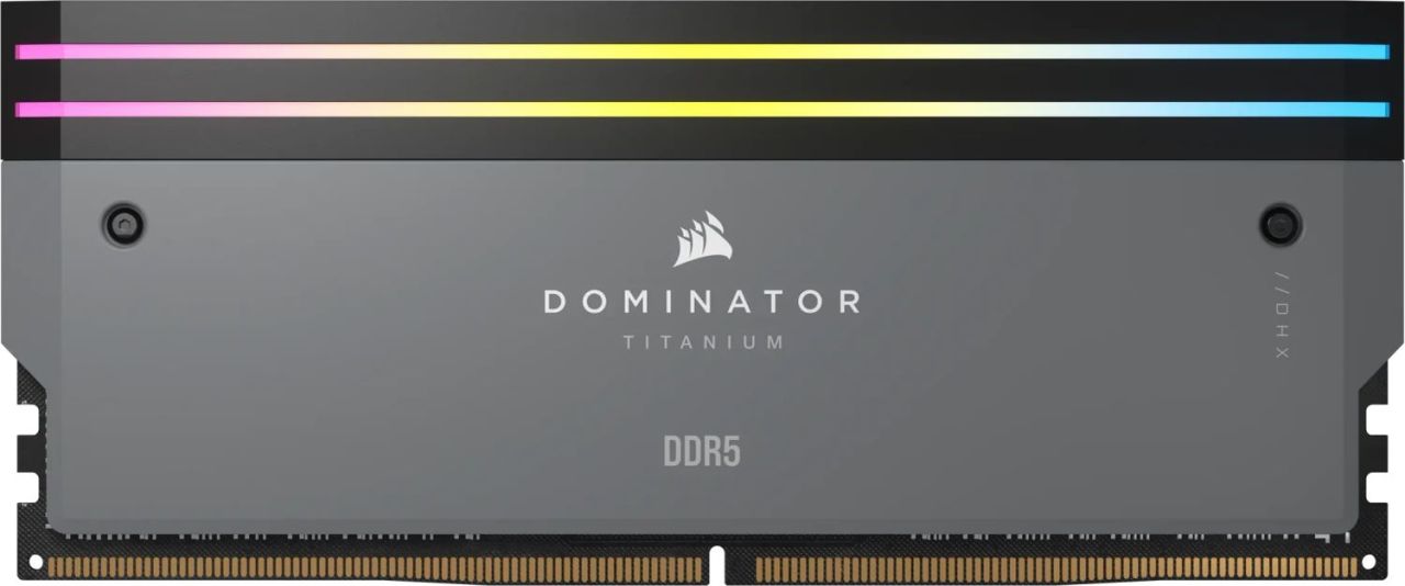 Corsair 96GB DDR5 6000MHz Kit(2x48GB) Dominator Titanium RGB Grey