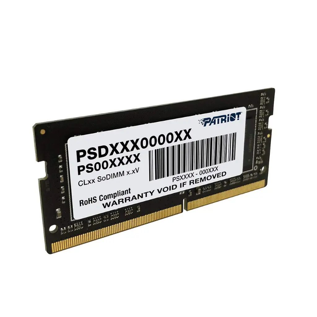Patriot 8GB DDR4 3200MHz SODIMM Signature Line Black Patriot 8GB DDR4 3200MHz SODIMM Signature Line Black