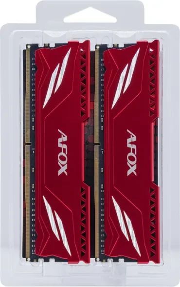 AFOX 32GB DDR4 3200MHz Kit(2x16GB) Gaming Red AFOX 32GB DDR4 3200MHz Kit(2x16GB) Gaming Red