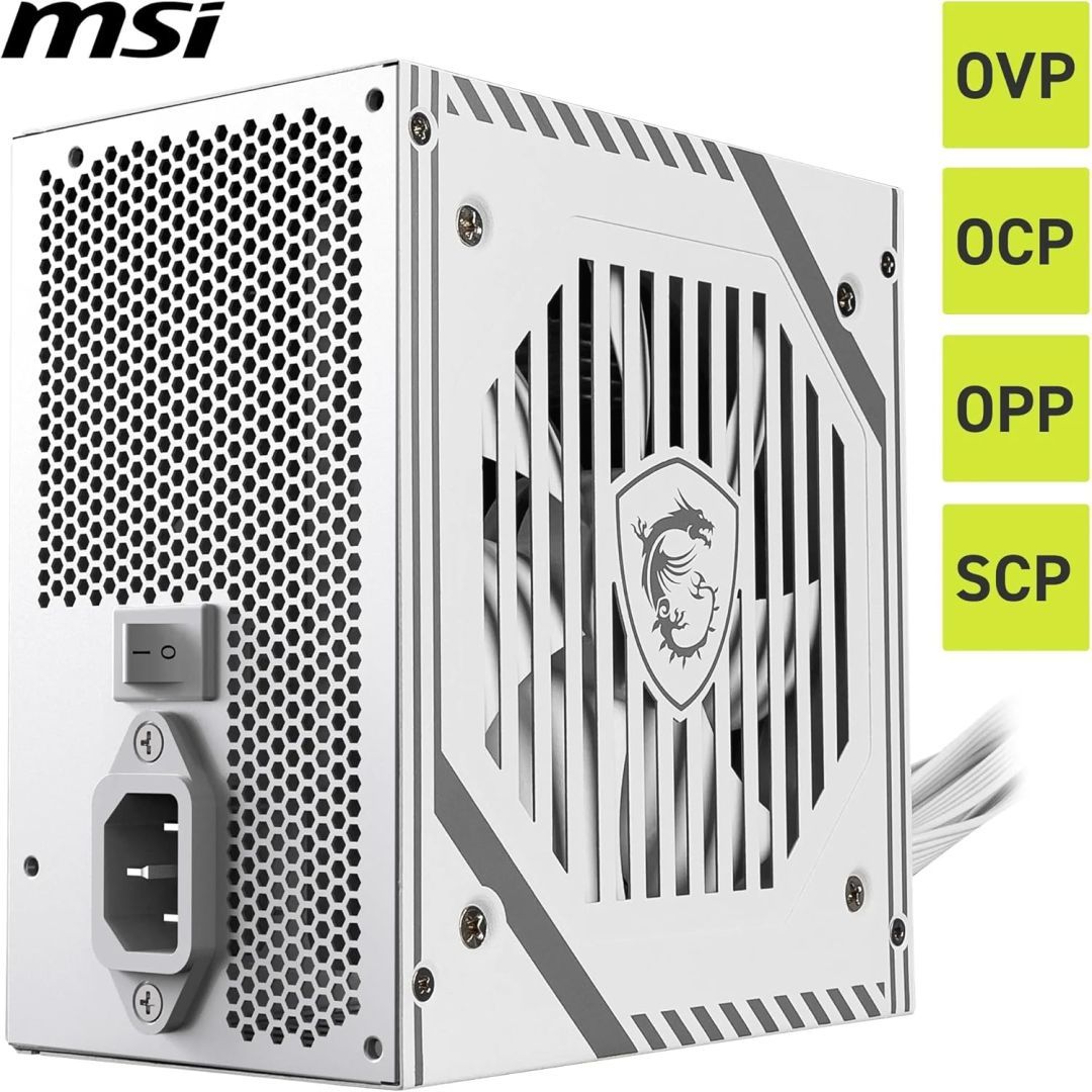 Msi 650W 80+ Bronze MAG A650BN White
