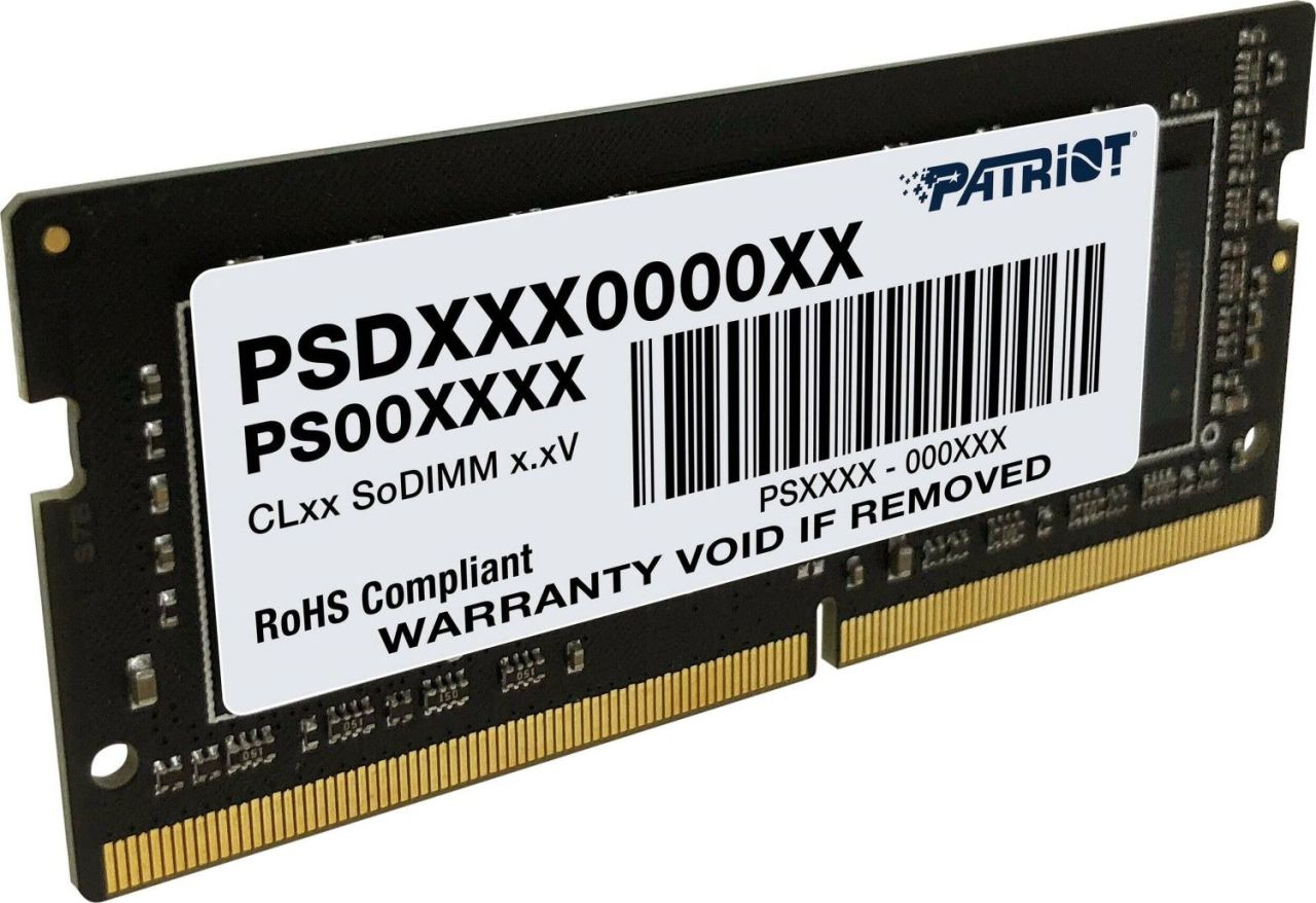 Patriot 8GB DDR4 2666MHz SODIMM Signature Line Patriot 8GB DDR4 2666MHz SODIMM Signature Line