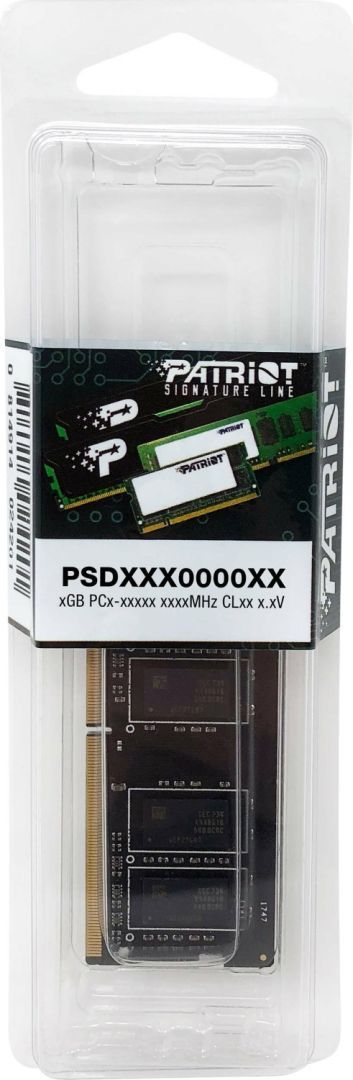 Patriot 8GB DDR4 2666MHz SODIMM Signature Line Patriot 8GB DDR4 2666MHz SODIMM Signature Line