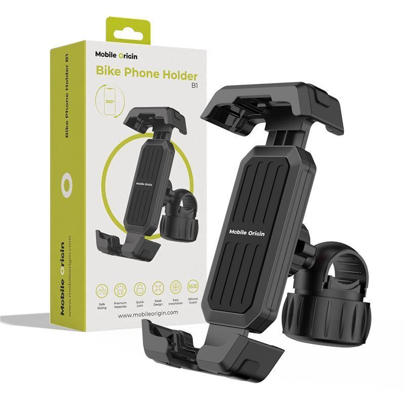 Mobile Origin Bike phone holder B1 Black