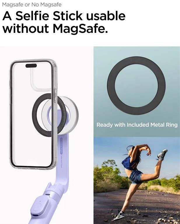 Spigen MagSafe Tripod Selfie Stick Lavender
