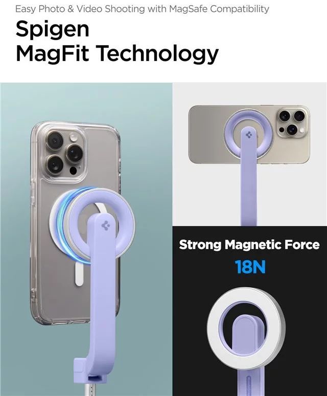 Spigen MagSafe Tripod Selfie Stick Lavender