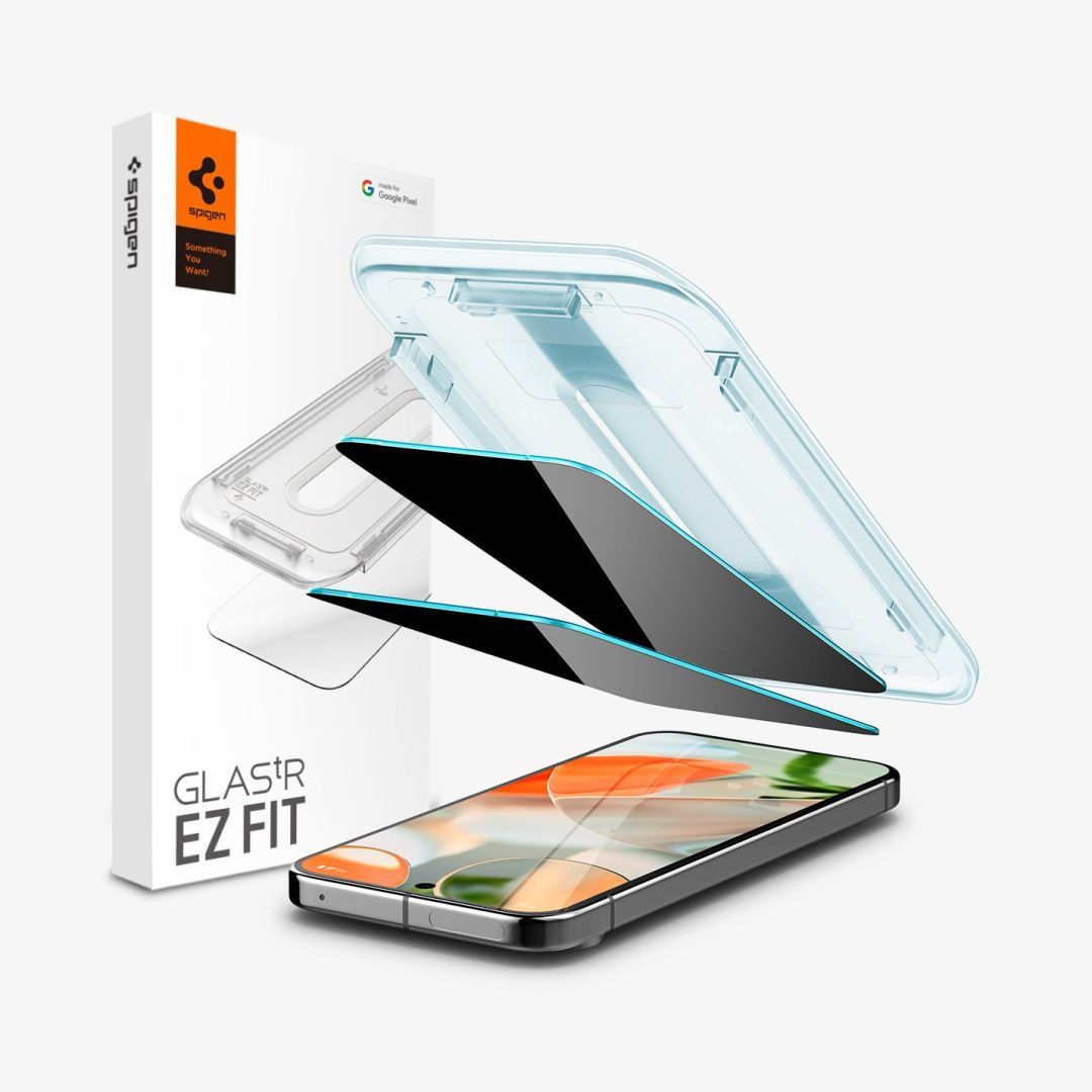 Spigen Glass tR EZ Fit (Privacy) Google Pixel 9 Pro XL 2 Pack