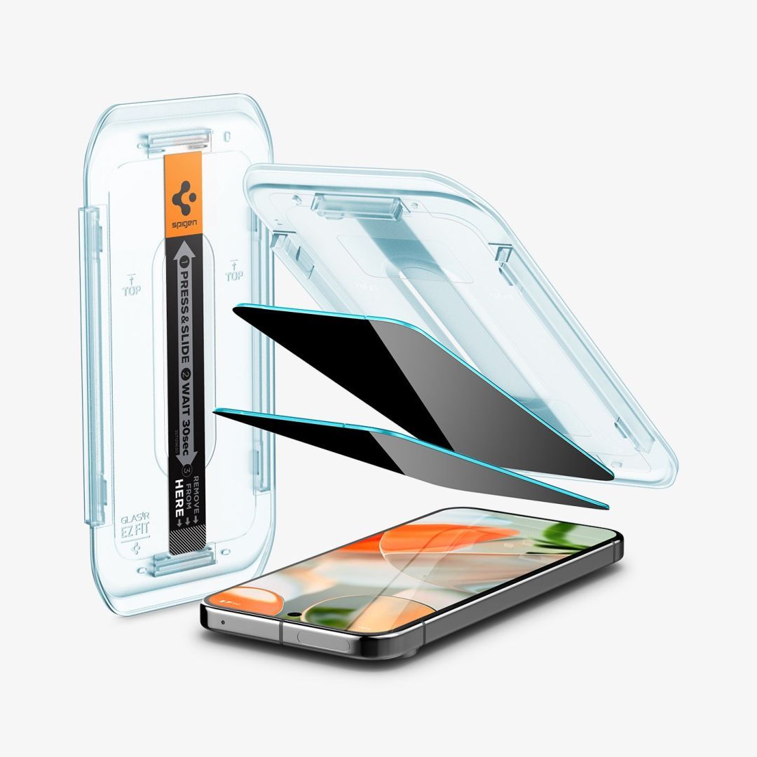 Spigen Glass tR EZ Fit (Privacy) Google Pixel 9 Pro XL 2 Pack
