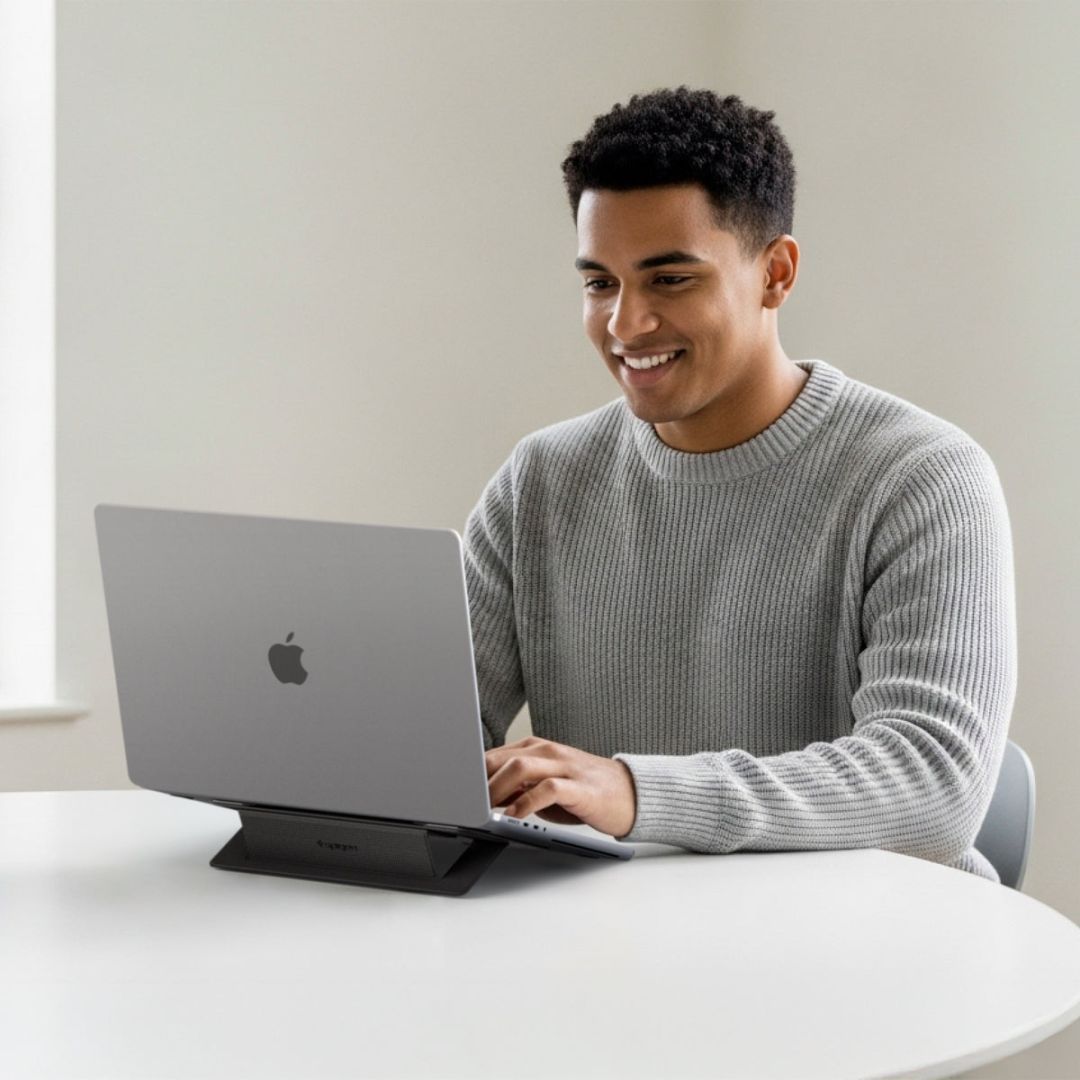 Spigen LD201-S1 Slimfold Laptop Stand Black