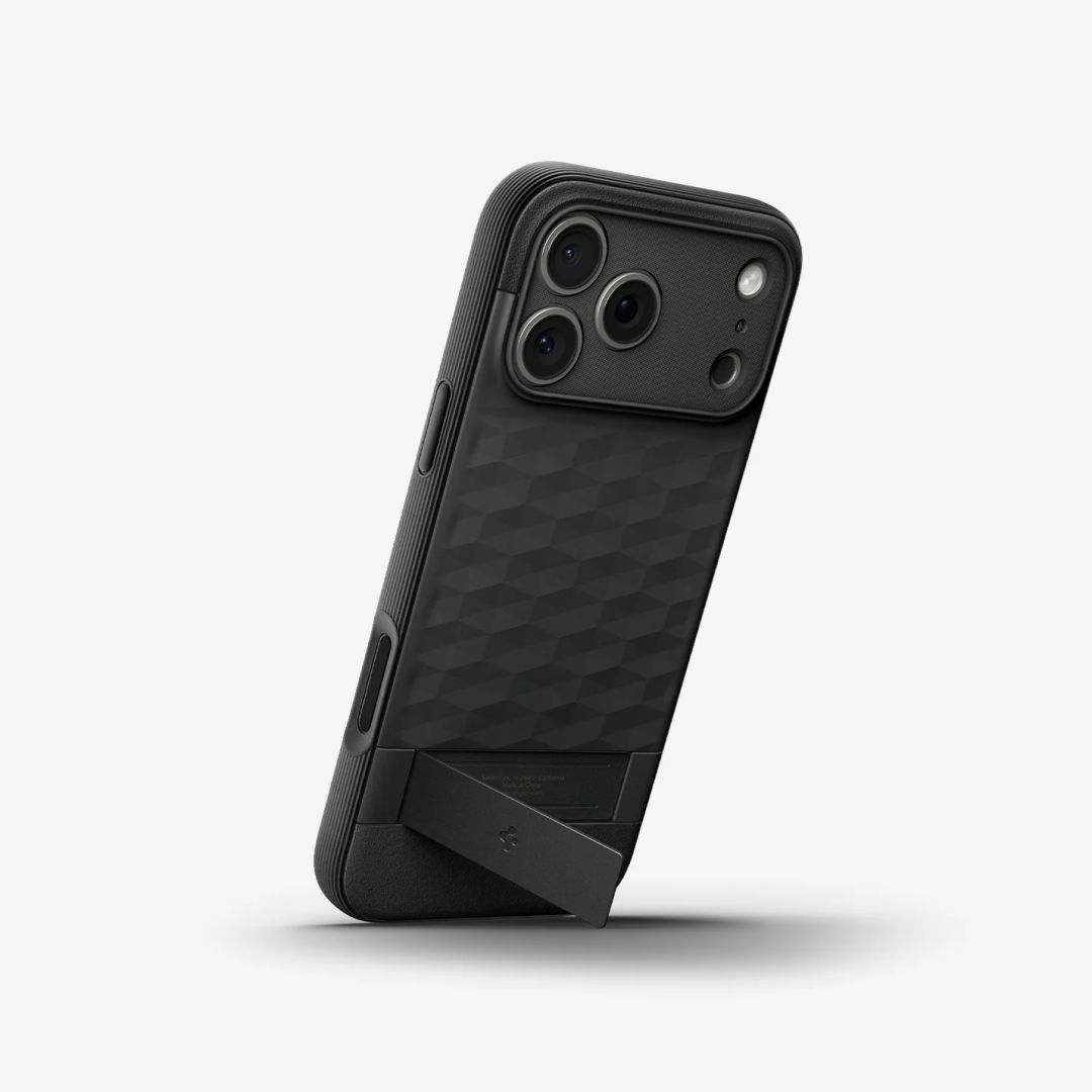 Spigen Parallax S MagSafe case for iPhone 17 Pro Matte Black