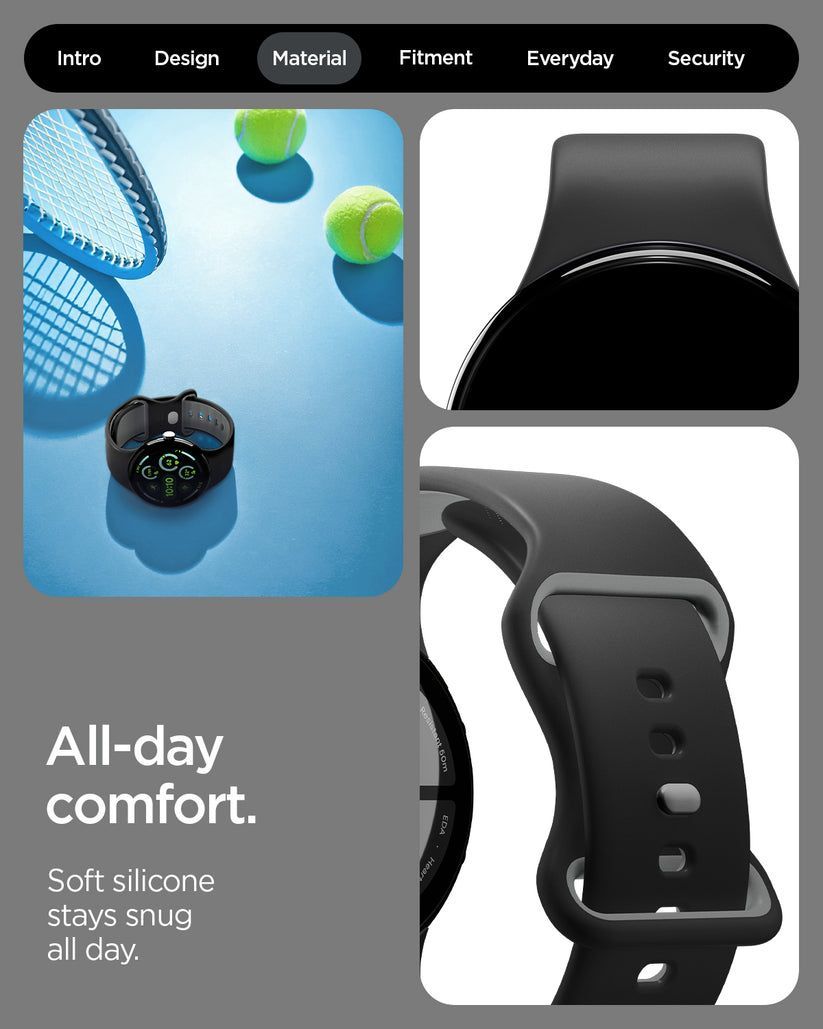 Spigen Nano Pop Band for Google Pixel Watch 4/3 45mm Black Sesame