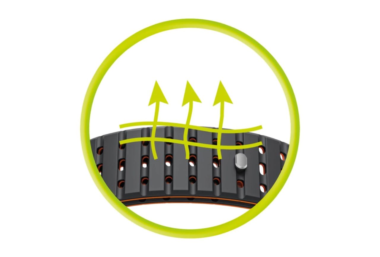 Mobile Origin Magnetic Strap for AW 44/45/46/49mm Black/Orange