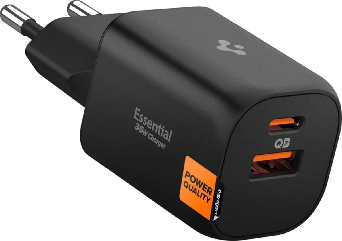 Spigen Essential 35W Wall Charger Black