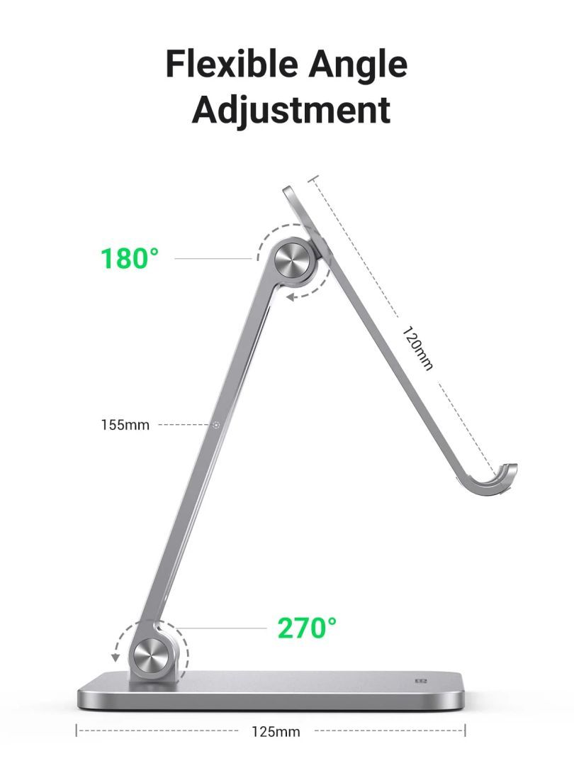 UGREEN Foldable Multi-Angle Pad Stand Gray UGREEN Foldable Multi-Angle Pad Stand Gray