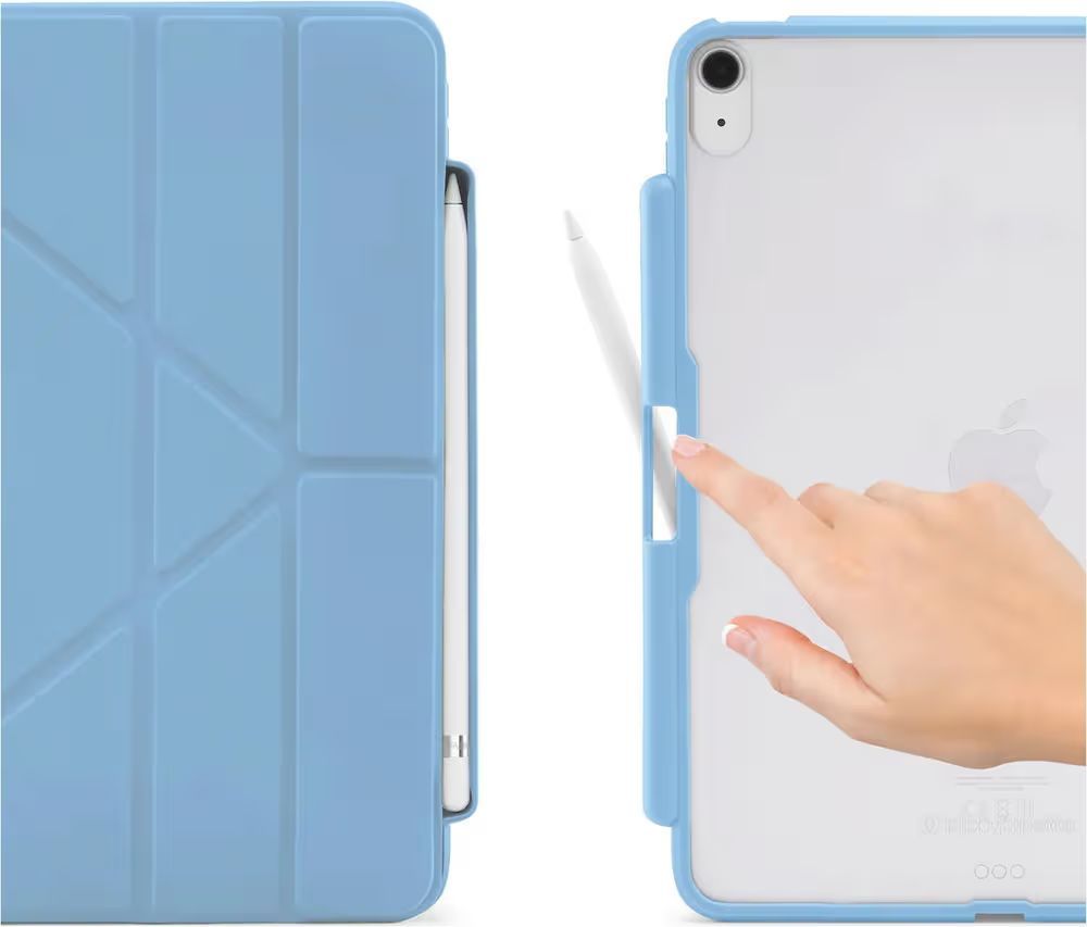 Pipetto Origami No3 Pencil Case iPad 10.9 (2022) Light Blue