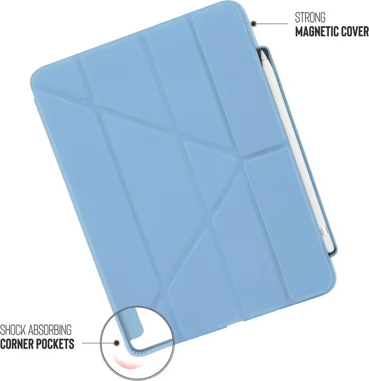 Pipetto Origami No3 Pencil Case iPad 10.9 (2022) Light Blue