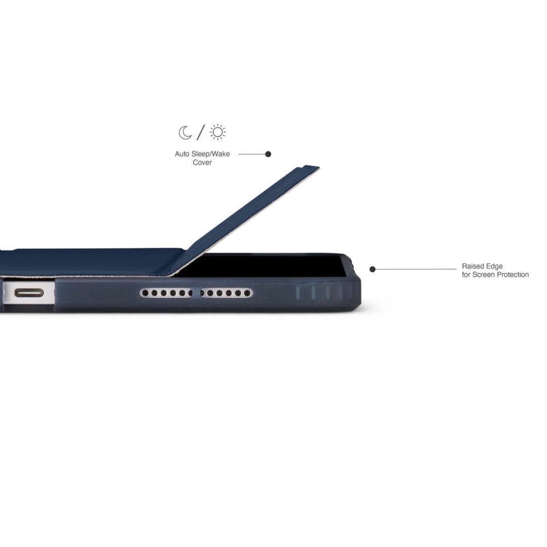 Pipetto No7 Tri-Folio Case for iPad (A16) / iPad (2022) Dark Blue Pipetto No7 Tri-Folio Case for iPad (A16) / iPad (2022) Dark Blue