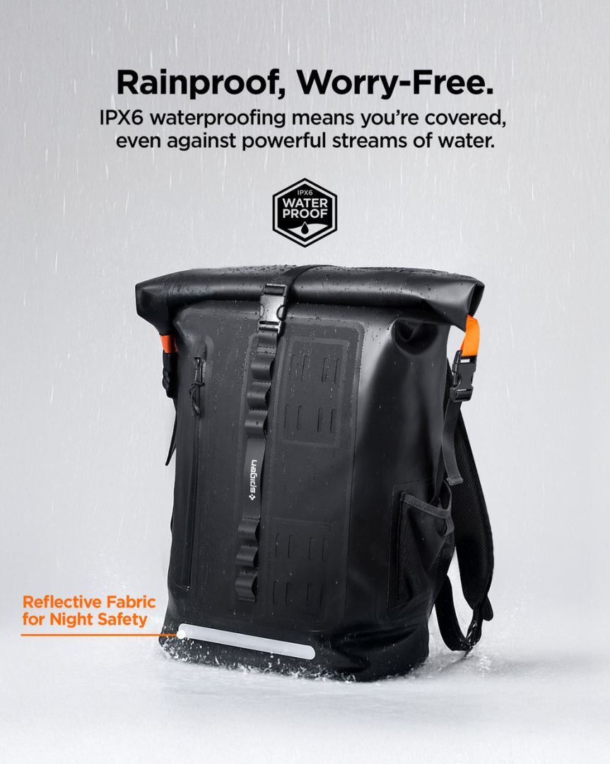 Spigen Aqua Shield WaterProof Backpack A650 Black