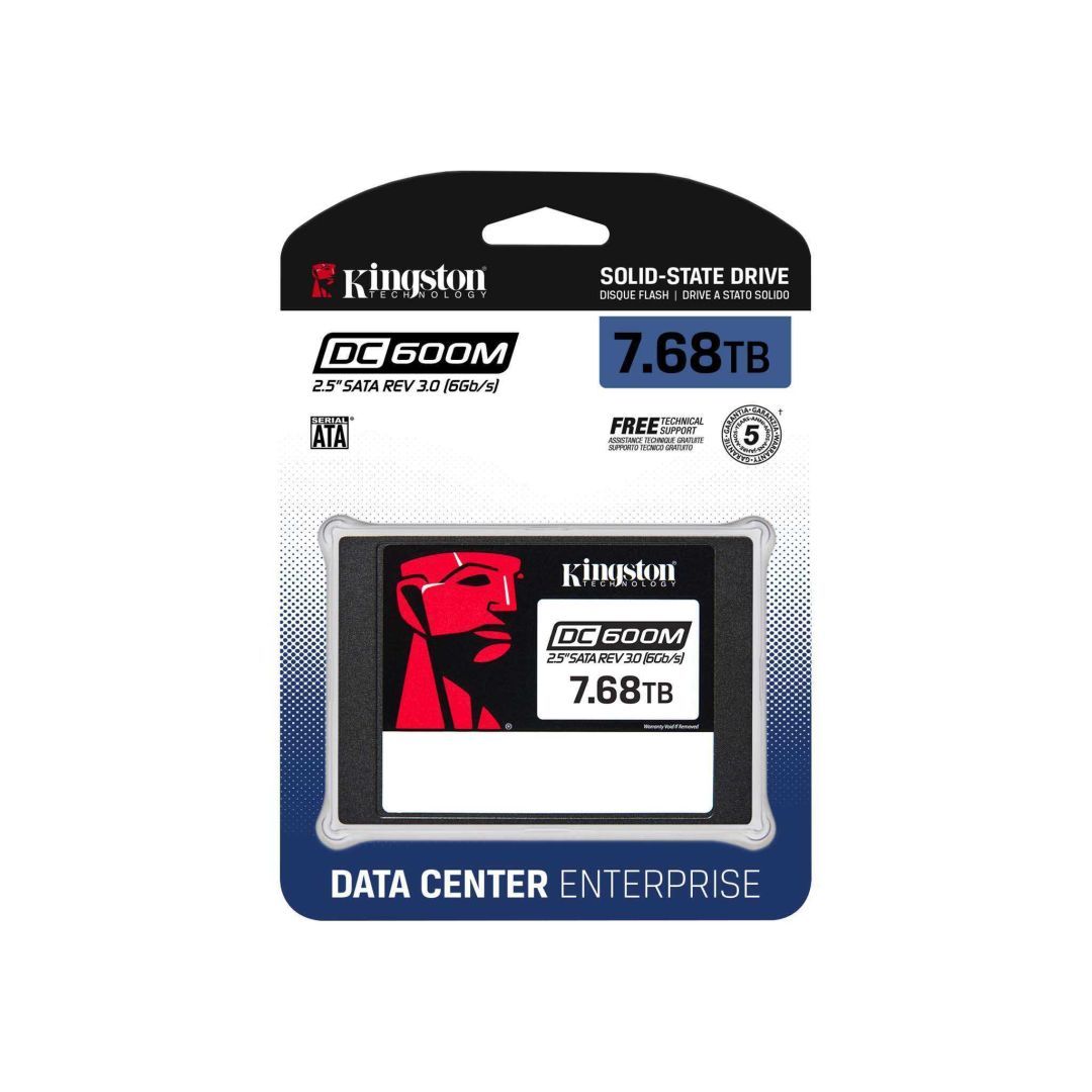Kingston 7,68TB 2,5" SATA3 DC600ME Kingston 7,68TB 2,5" SATA3 DC600ME