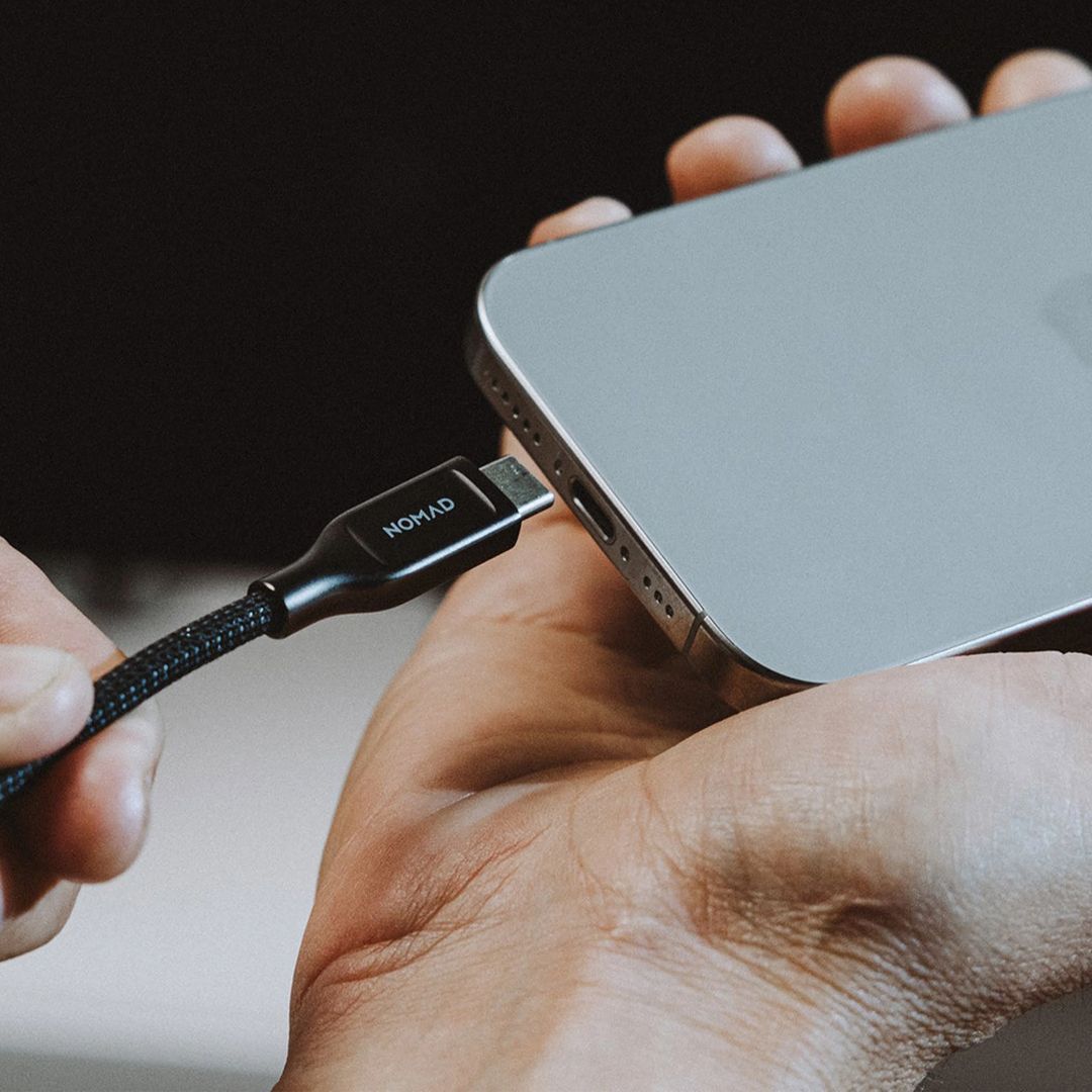 Nomad Kevlar Cable USB-C to USB-C 0,3m Carbide