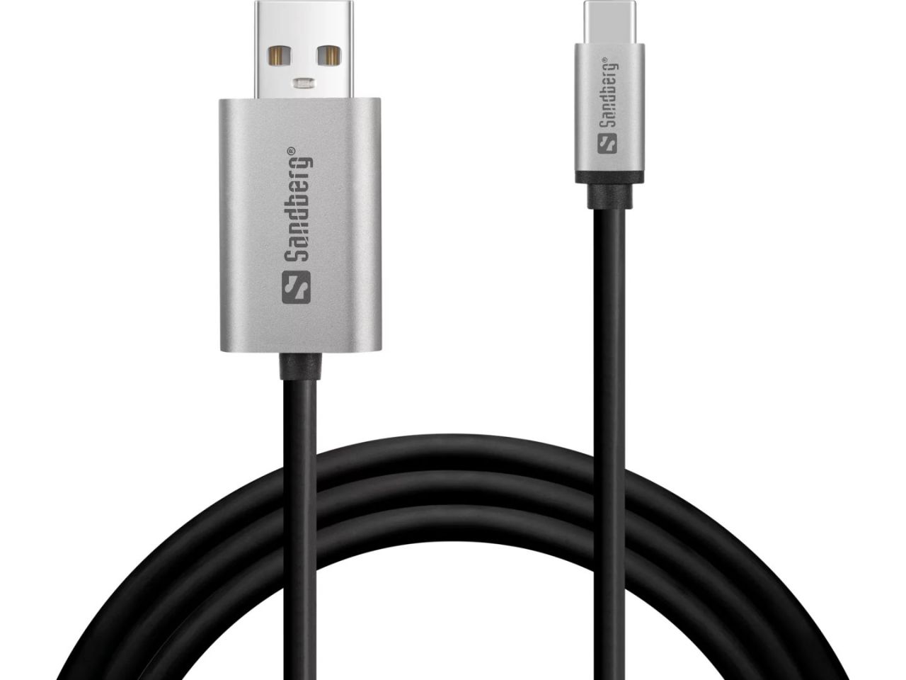 Sandberg USB-C to DisplayPort Cable 2m Black Sandberg USB-C to DisplayPort Cable 2m Black