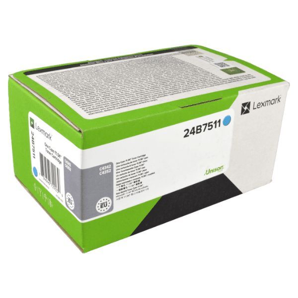 Lexmark 24B7511 Cyan toner