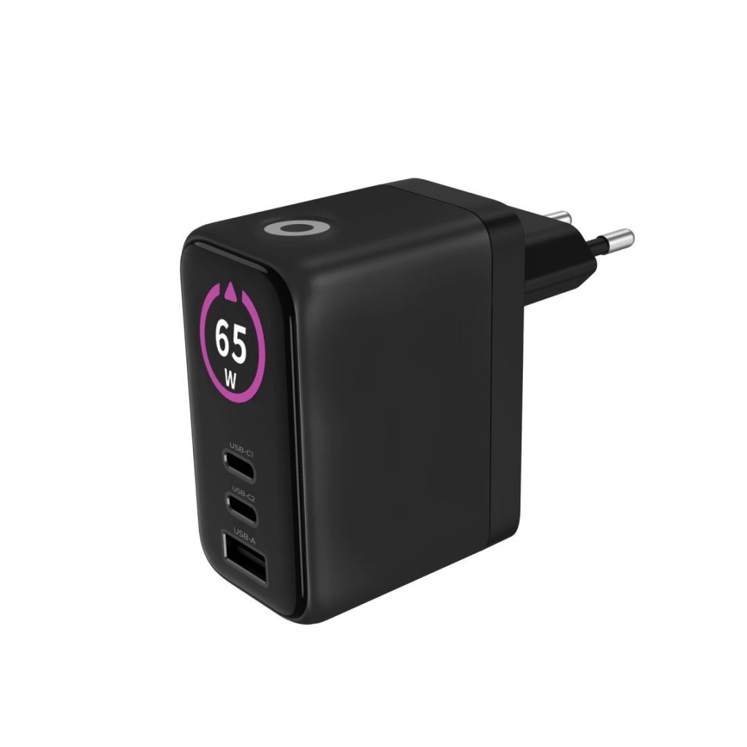 Mobile Origin 65W GaN Display Charger PW20 - 2x USB-C+USB-A