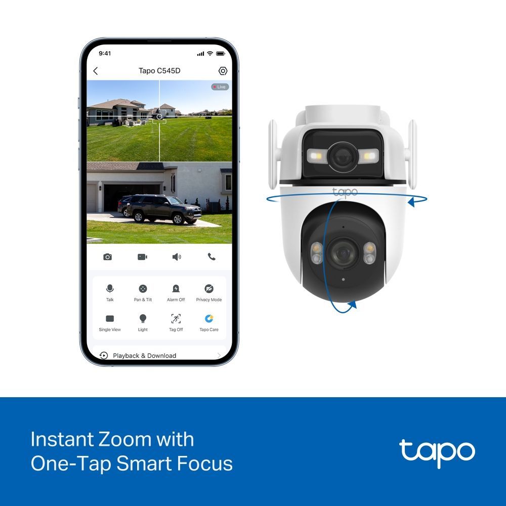 TP-Link Tapo C545D Outdoor Dual Lens Security Wi-Fi Camera