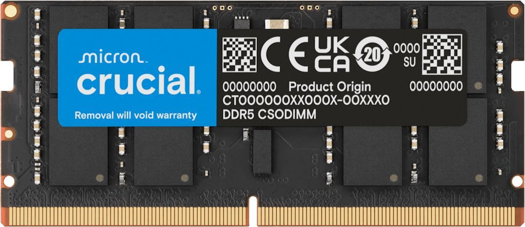 Crucial 16GB DDR5 6400MHz SODIMM
