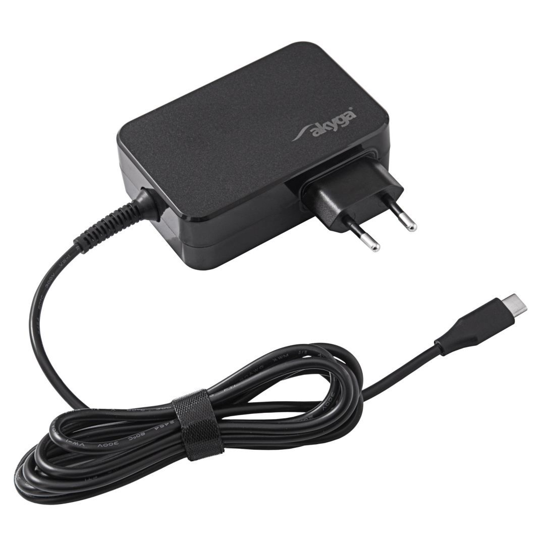 Akyga AK-ND-82 5-20V / 3-4.5A 90W USB-C Power Delivery 3.0 GaN cable 1,8m Black Akyga AK-ND-82 5-20V / 3-4.5A 90W USB-C Power Delivery 3.0 GaN cable 1,8m Black