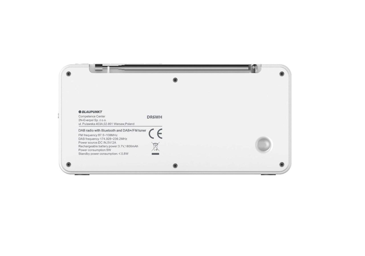 Blaupunkt DR6WH Portable Radio White