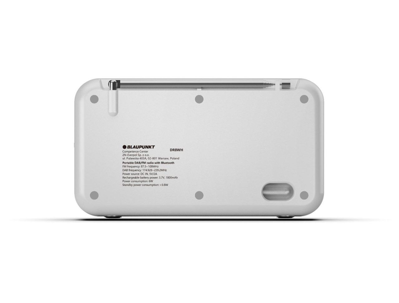 Blaupunkt DR8WH Portable Radio White