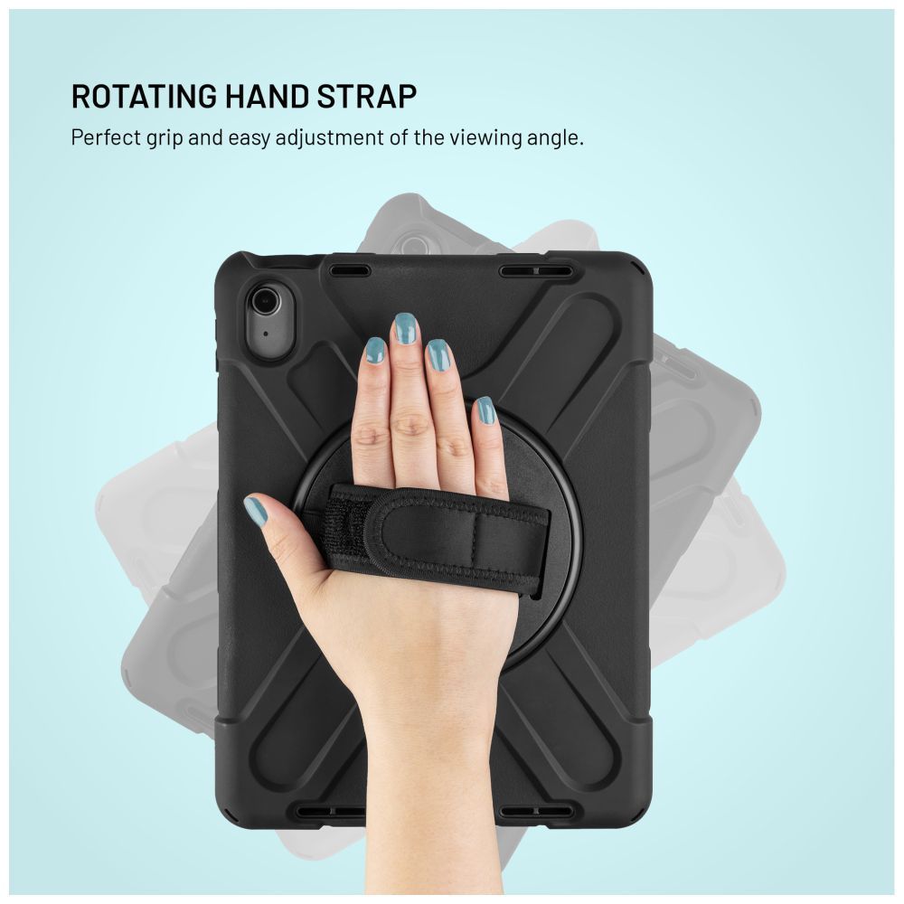 FIXED Strapabíró tablet tok Samsung Galaxy Tab A11+ készülékhez, fekete