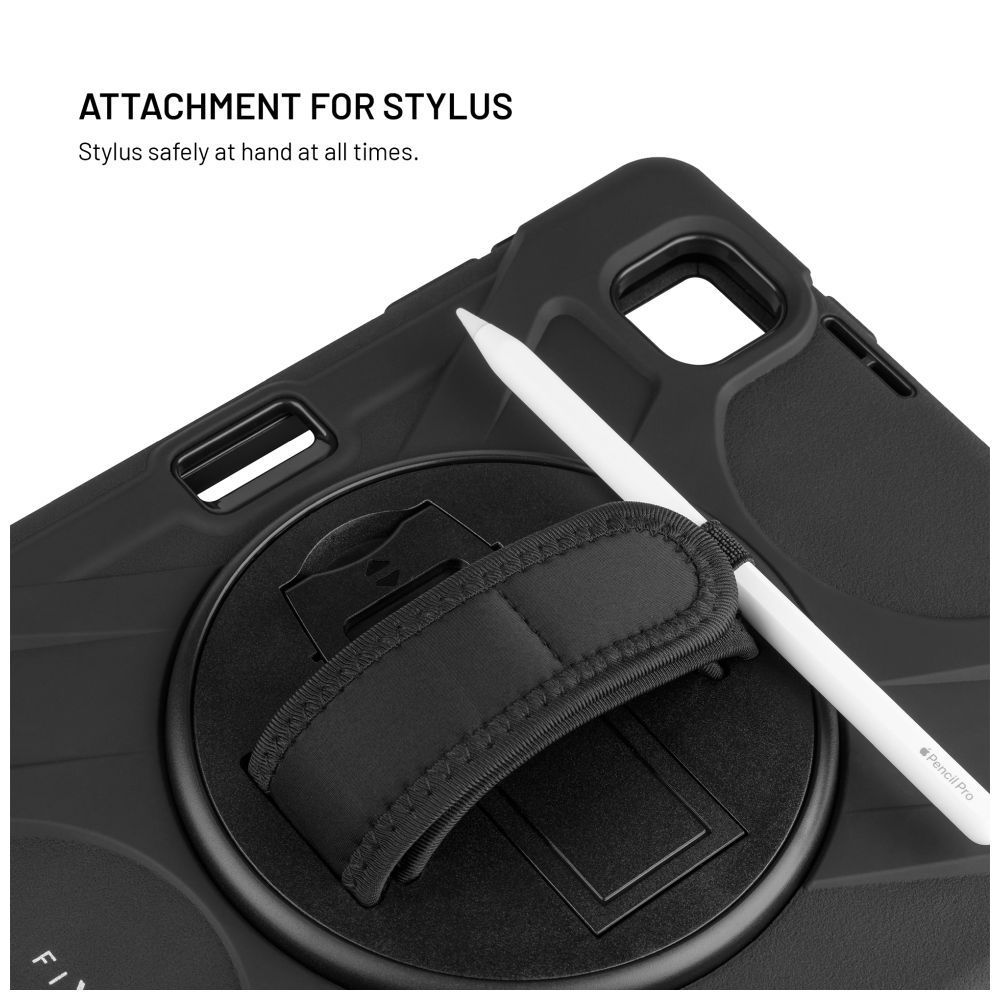 FIXED Strapabíró tablet tok Samsung Galaxy Tab A11+ készülékhez, fekete