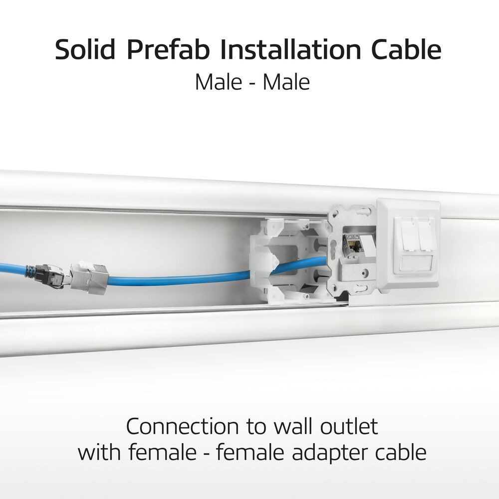 ACT CAT6A S-FTP Patch Cable 50m Blue