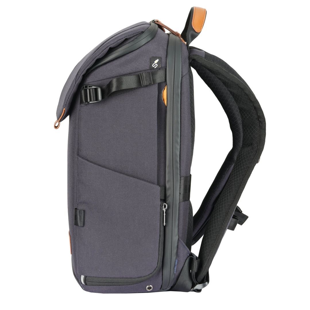 Vanguard VEO CITY B42 Medium Camera Backpack w/ Pouch Navy Blue