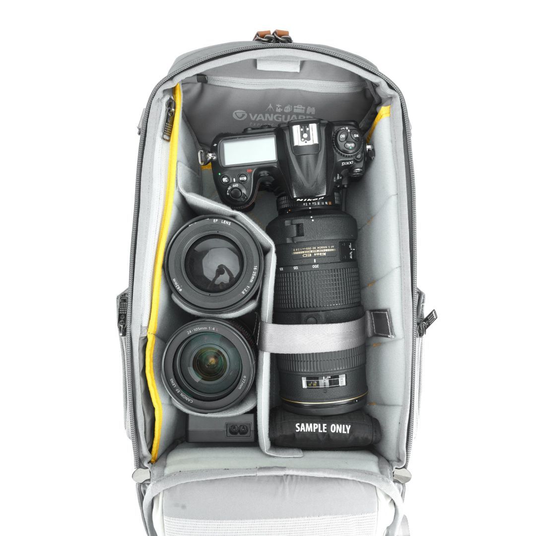 Vanguard VEO CITY B37 Small Camera Backpack w/ Pouch Gray