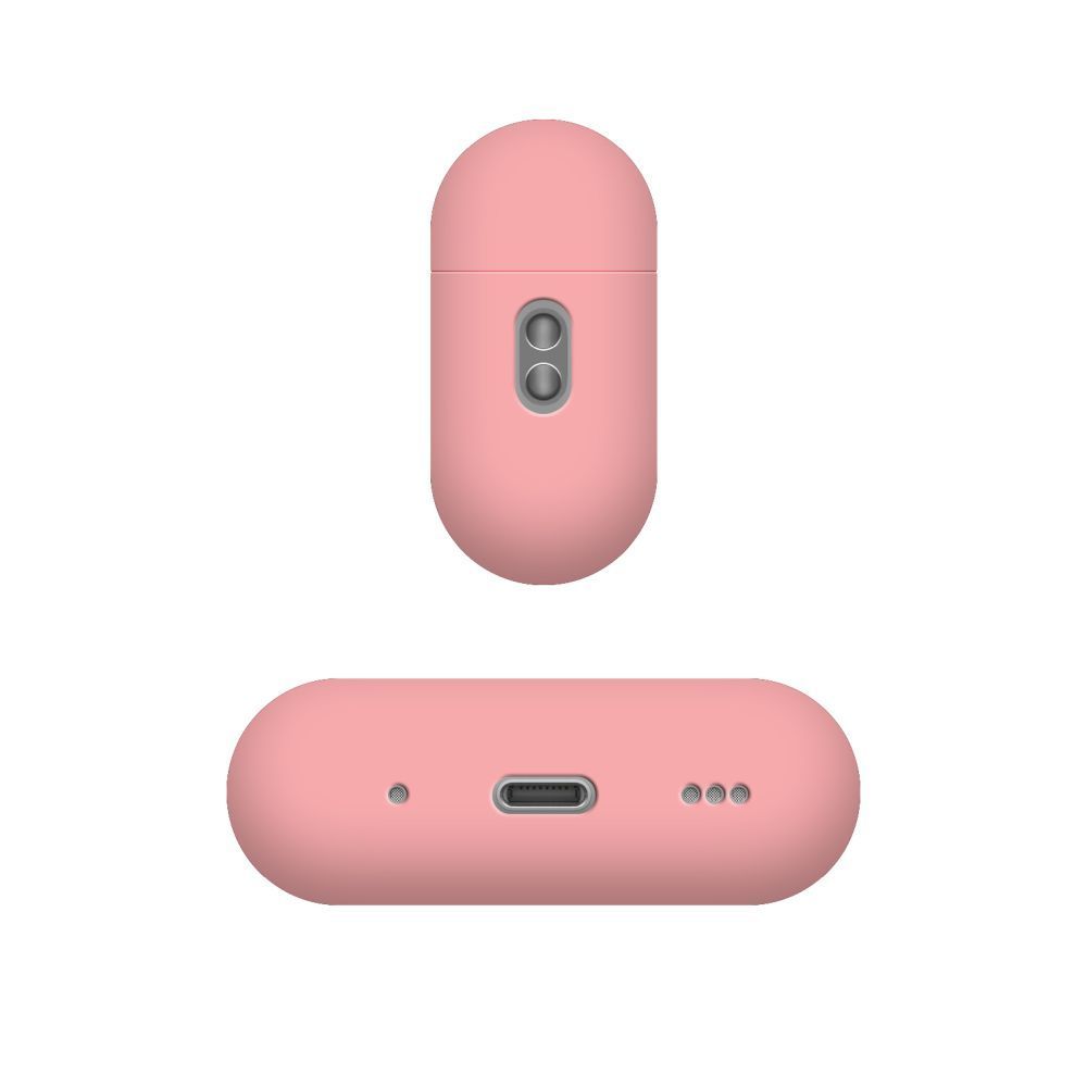 FIXED Ultravékony szilikon tok Apple Airpods Pro 3-hoz, rózsaszín