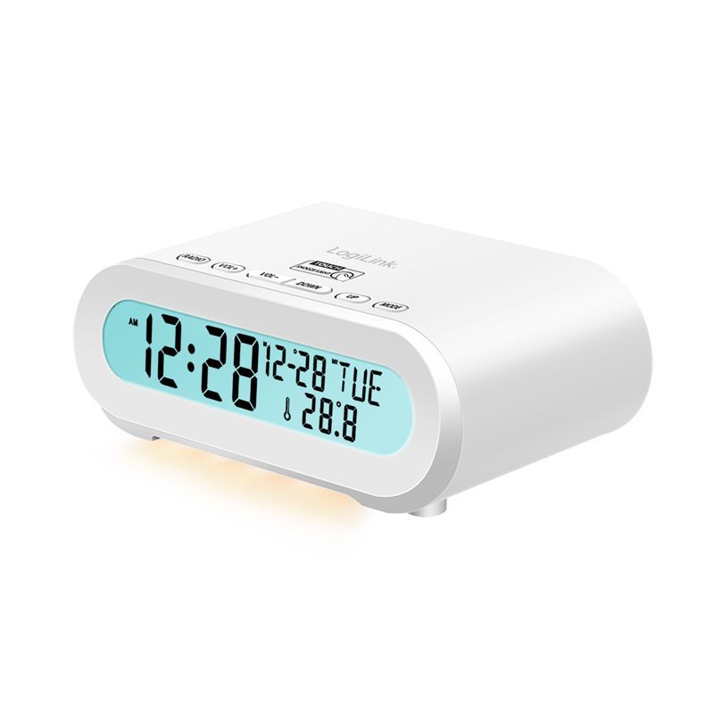 Logilink SC0121W Radio alarm clock White