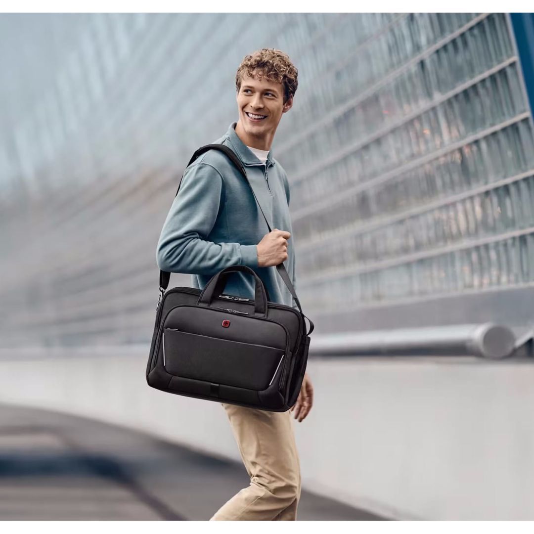 Wenger Icons Meteor 16-17″ Laptop Briefcase Black