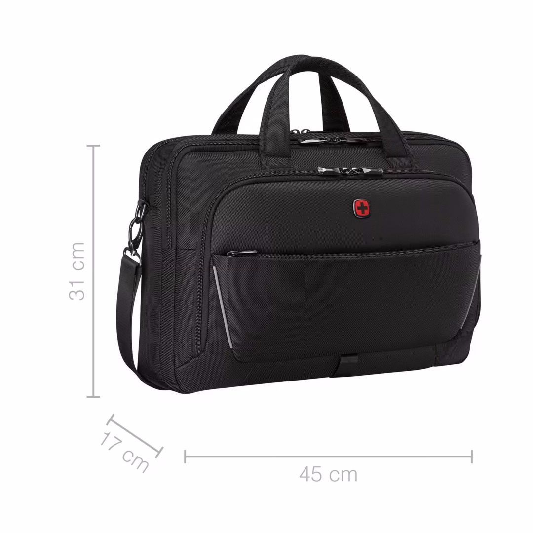 Wenger Icons Meteor 16-17″ Laptop Briefcase Black
